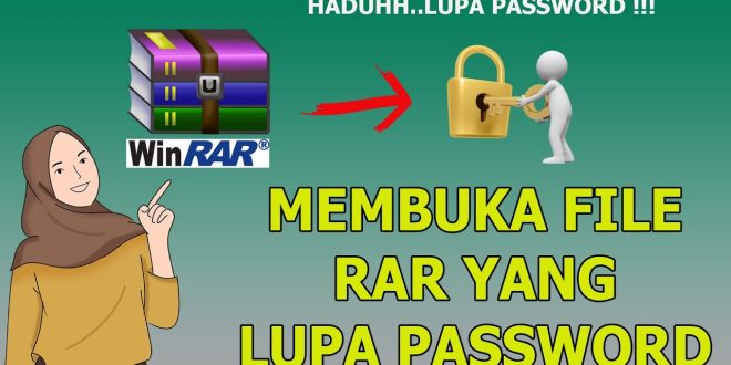 Cara Membuka Winrar Terkunci Tanpa Aplikasi Tambahan